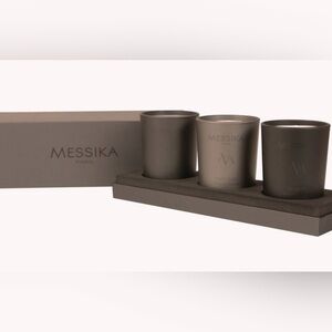 💖NWT MESSIKA 3 PIECE SCENTED CANDLE SET